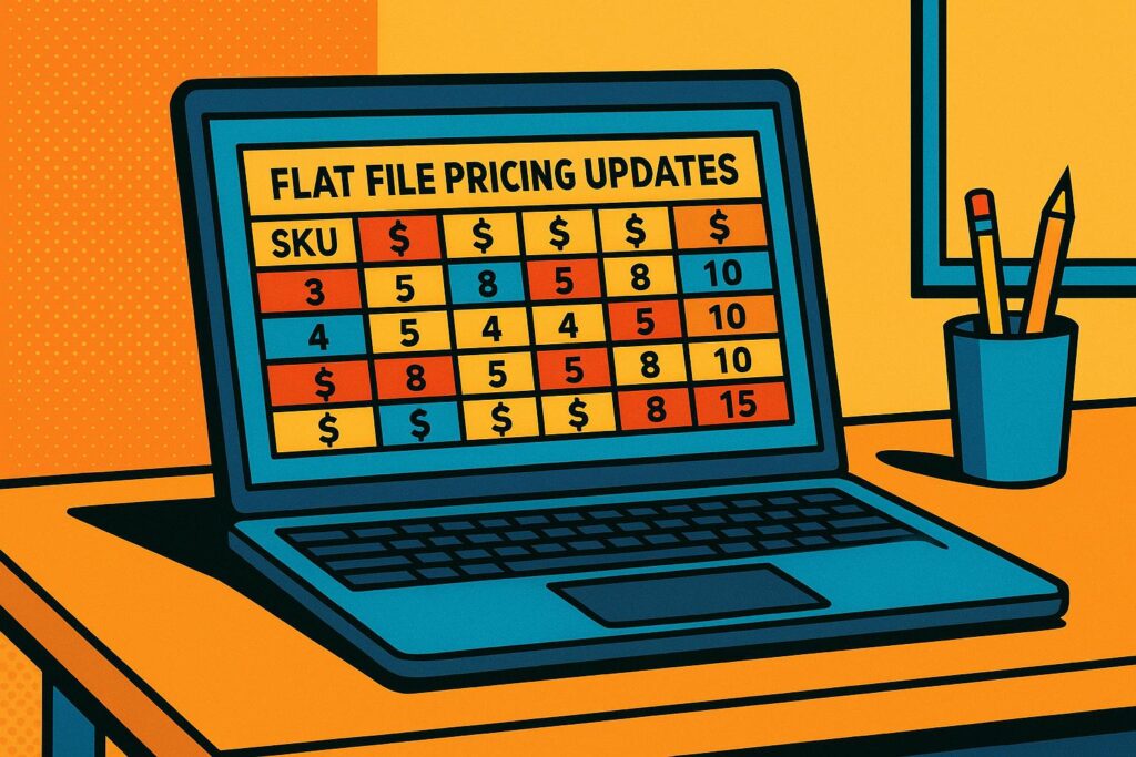 Amazon flat file pricing updates