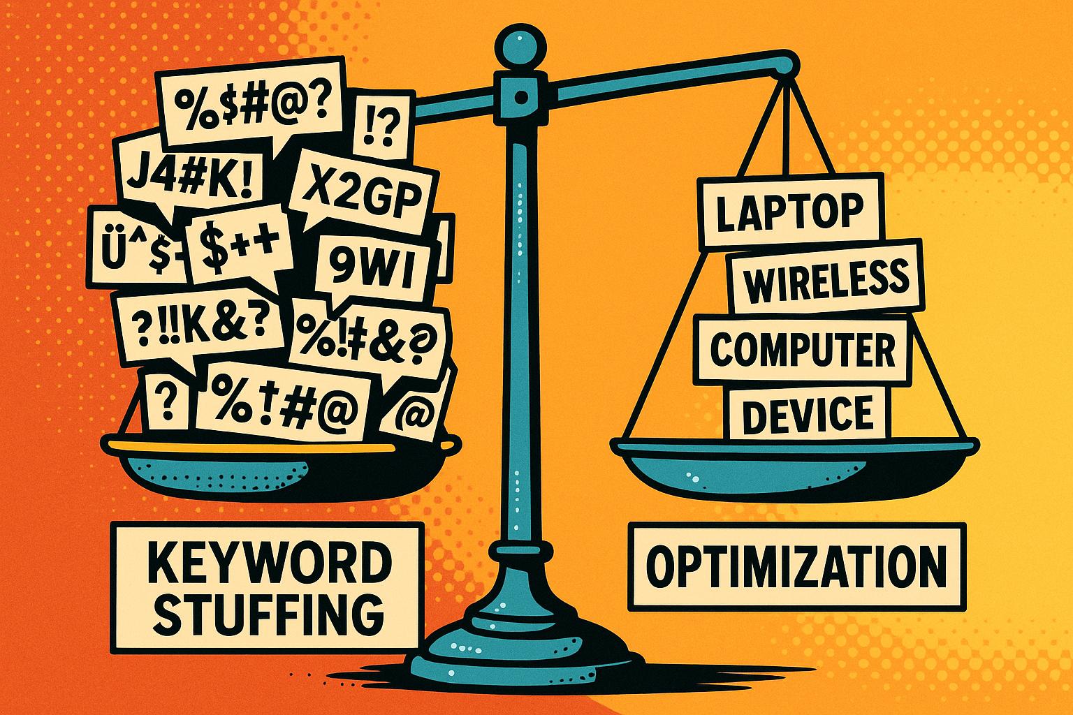 Beautiful view of Keyword Stuffing Vs Optimal Keyword Use