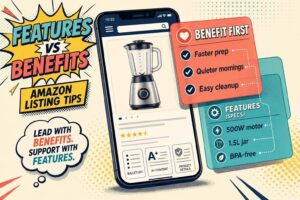 Features vs Benefits: Amazon Listing Tips